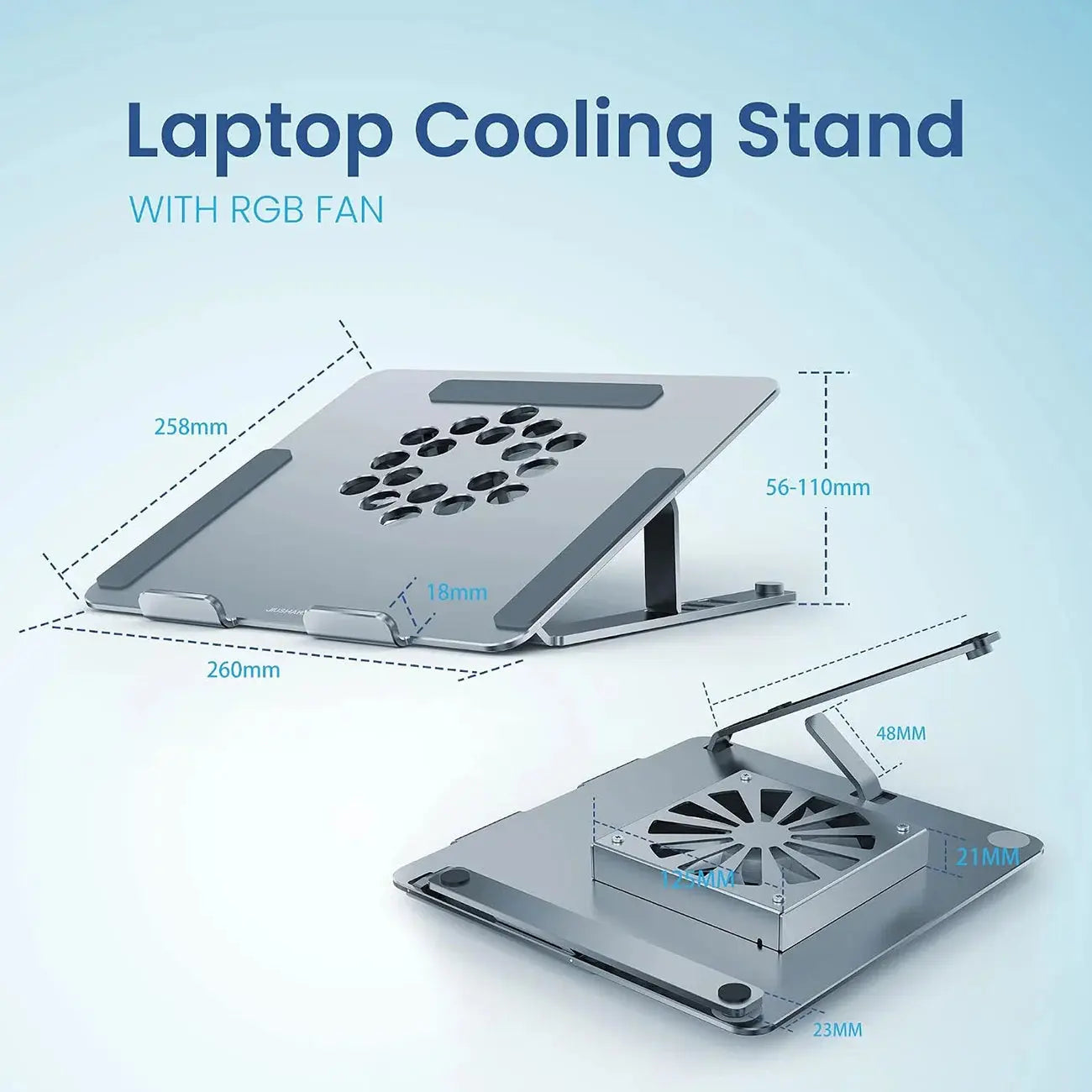 Laptop Cooling Pad RGB Fan for 17 Inch Laptops Qatar