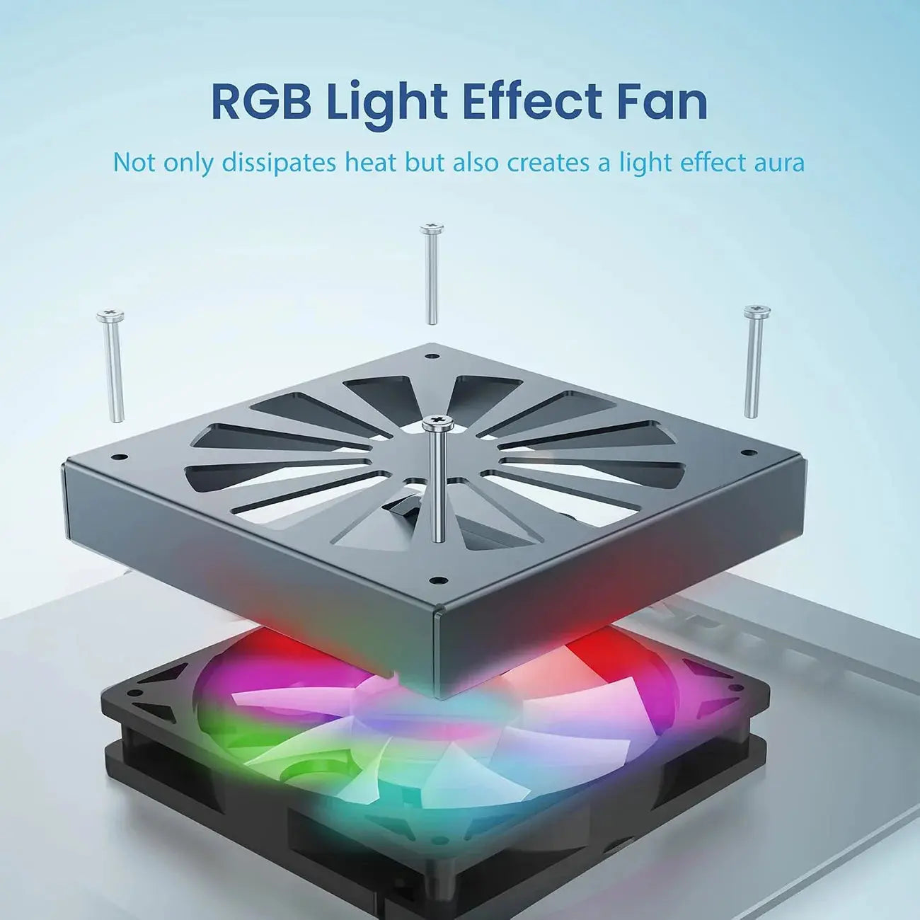 Laptop Cooling Pad RGB Fan for 17 Inch Laptops Qatar