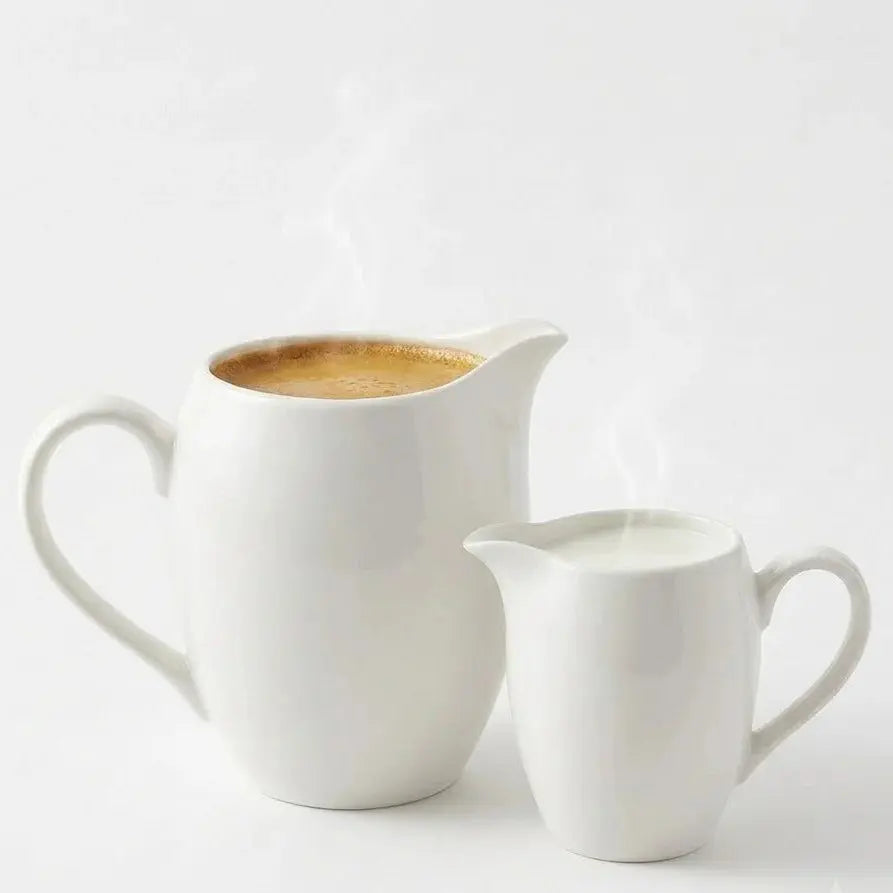 Large Ceramic Creamer – Round Coffee & Tea Creamer for Table Setting Scrollcart Qatar 