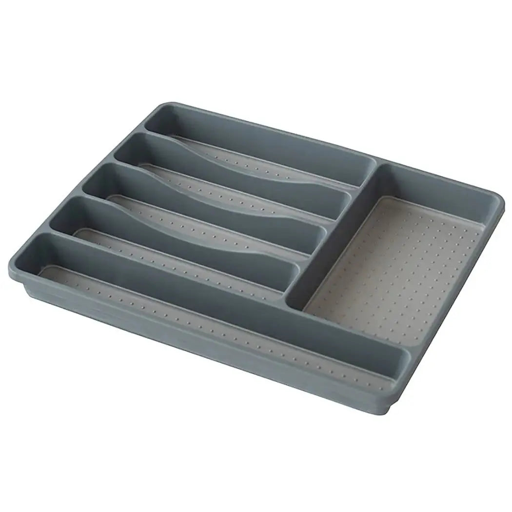 Large Cutlery Storage Tray Drawer Organizer 6 Compartments Scrollcart Qatar 