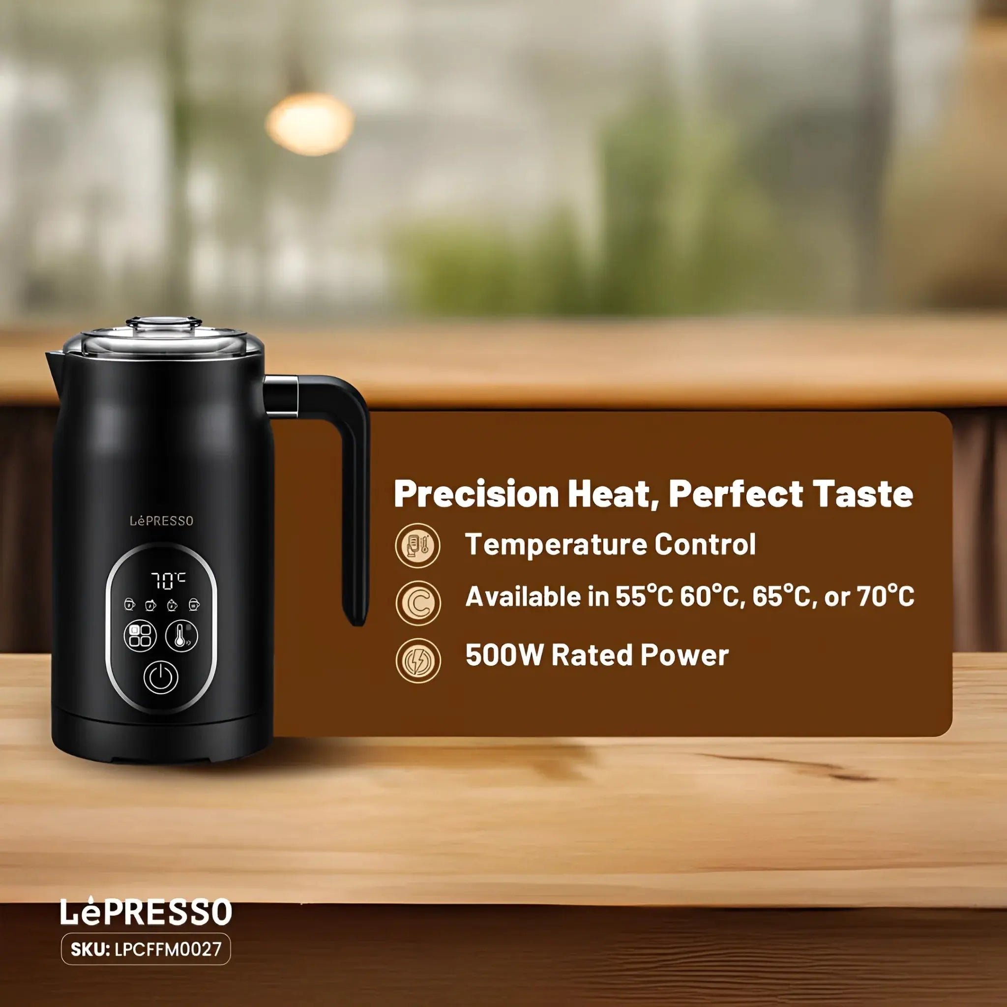 LePresso Four Froth Milk Frother | Hot & Cold Foam Qatar