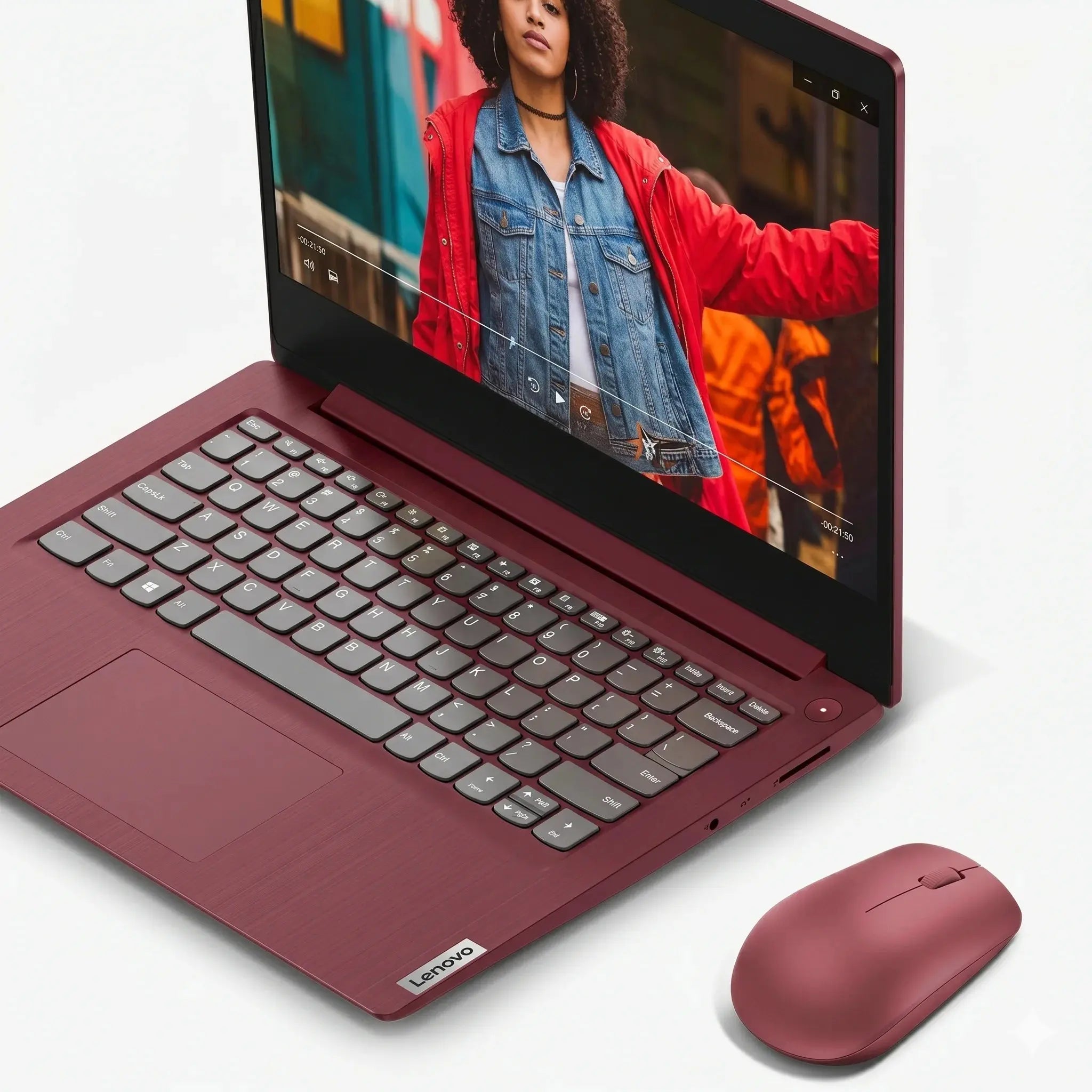 Lenovo 530 Wireless Mouse - Cherry Red Masa souq 
