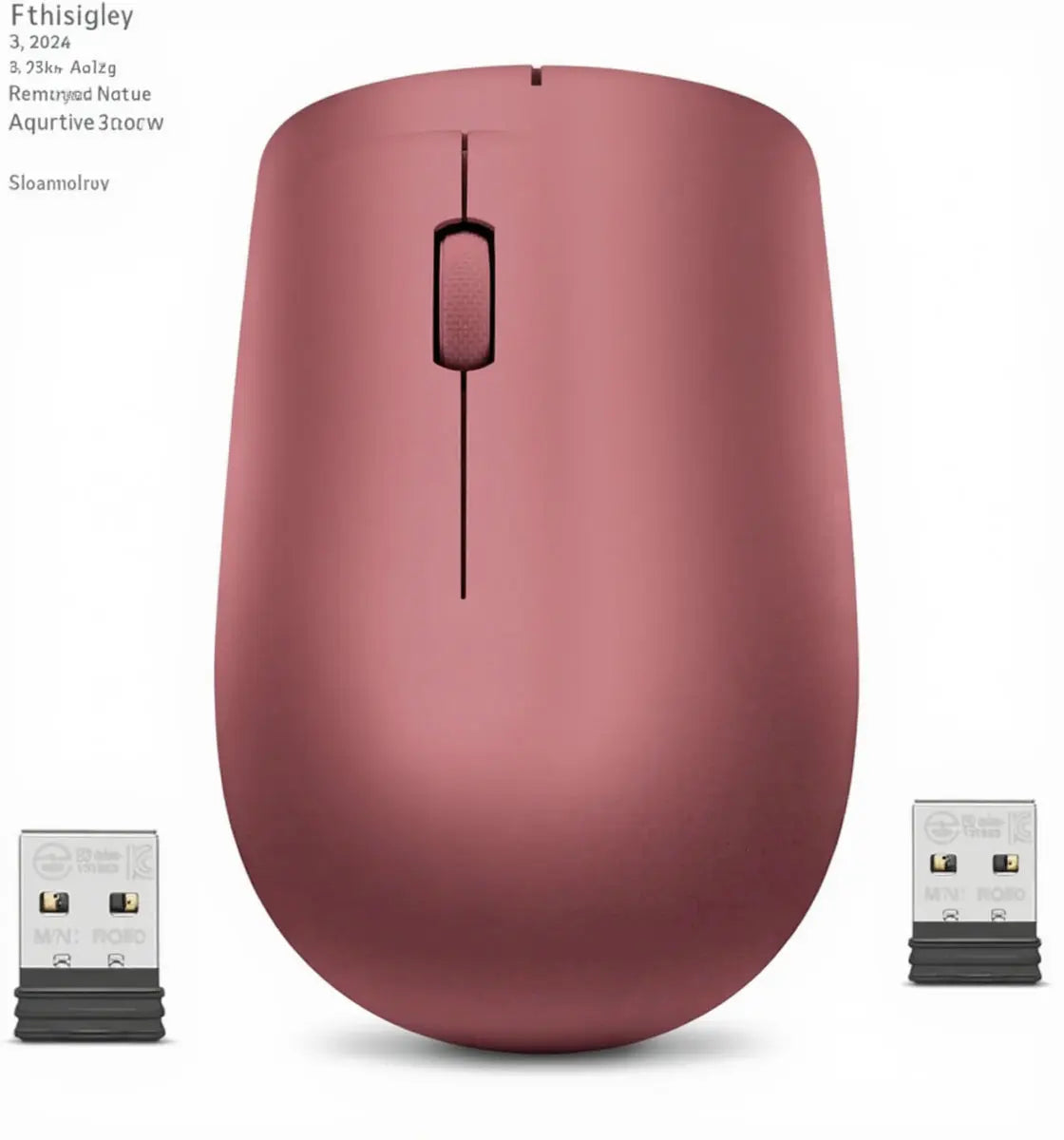 Lenovo 530 Wireless Mouse - Cherry Red Masa souq 