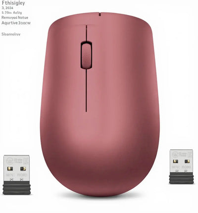 Lenovo 530 Wireless Mouse - Cherry Red Masa souq 