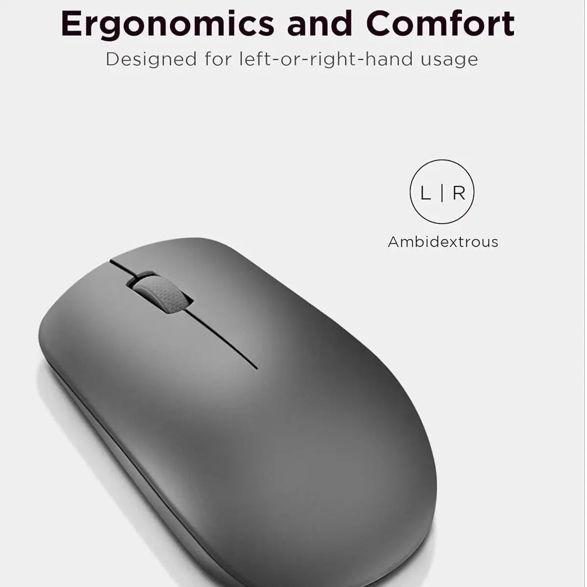 Lenovo 530 Wireless Mouse - Graphite Grey Doha Qatar