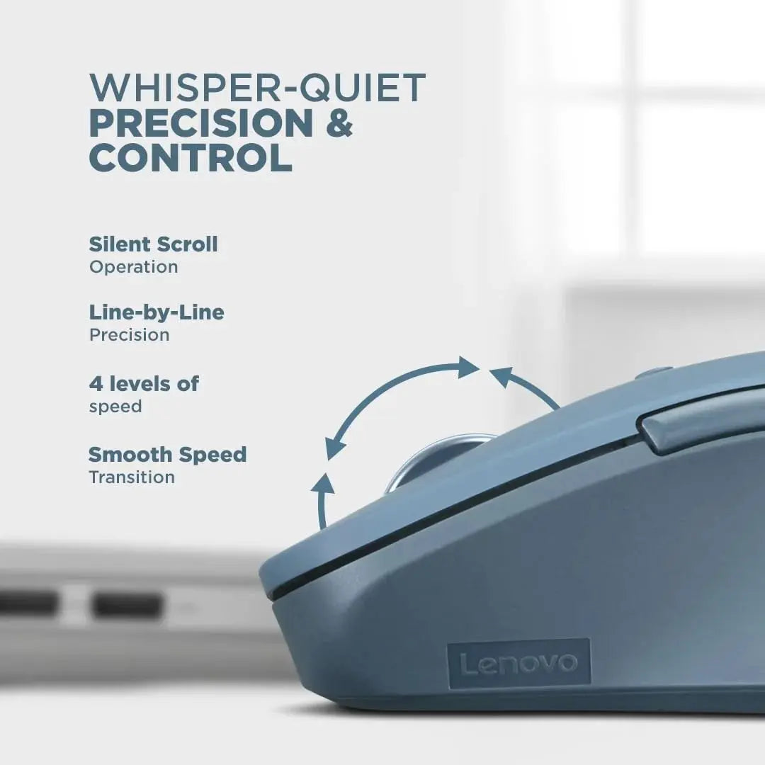 Lenovo Yoga Pro Mouse - Tidal Teal Price Doha Qatar