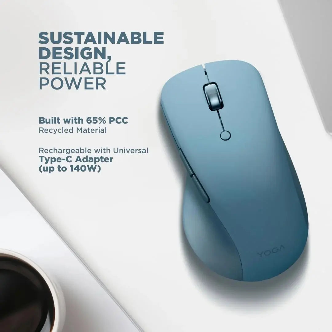 Lenovo Yoga Pro Mouse - Tidal Teal Price Doha Qatar