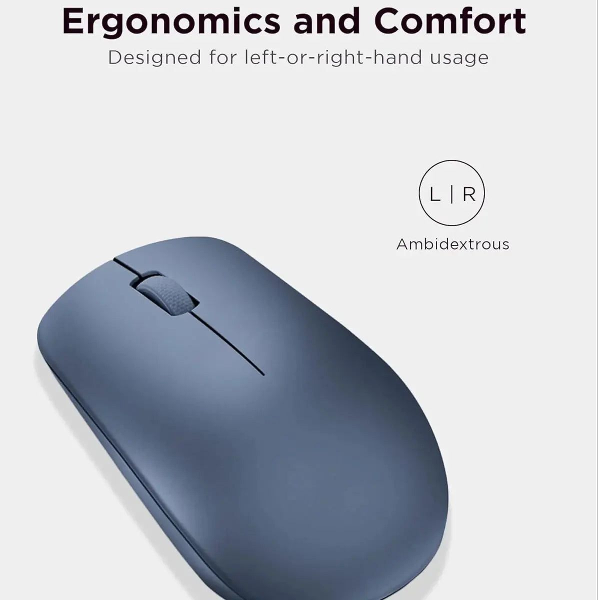 Lenovo 530 Wireless Mouse - Abyss Blue Doha Qatar 