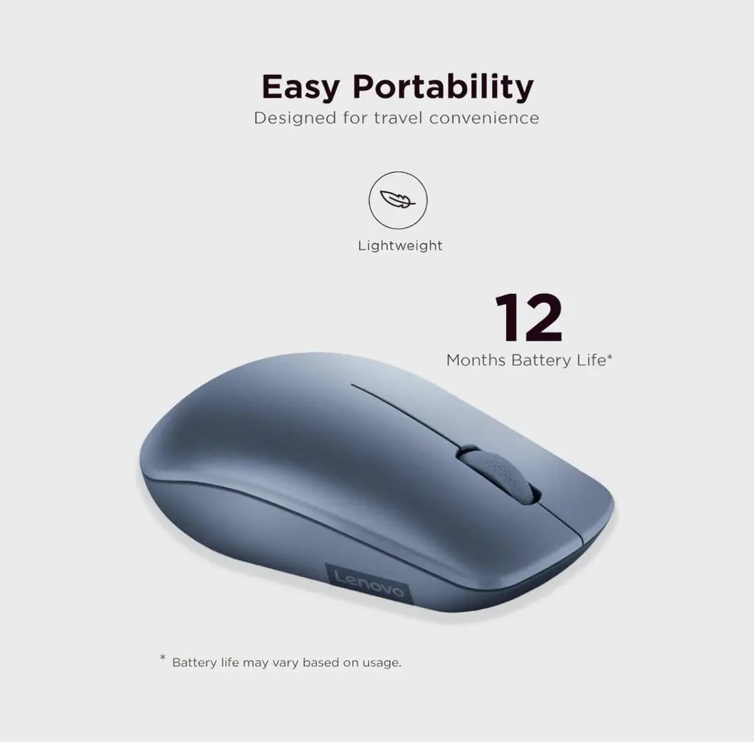 Lenovo 530 Wireless Mouse - Abyss Blue Doha Qatar