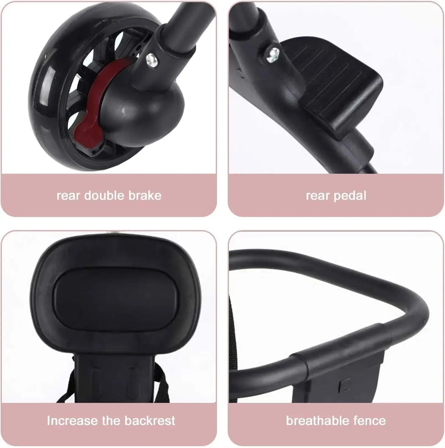 Lightweight Foldable Baby Stroller for Travel – Cabin-Friendly Trolley Pram (Up to 4 Years) United 