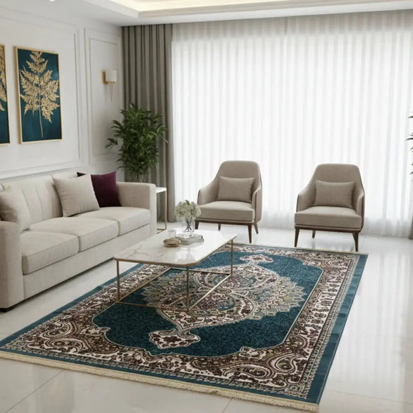 luxury carpet mat placed in modern living room doha qatar