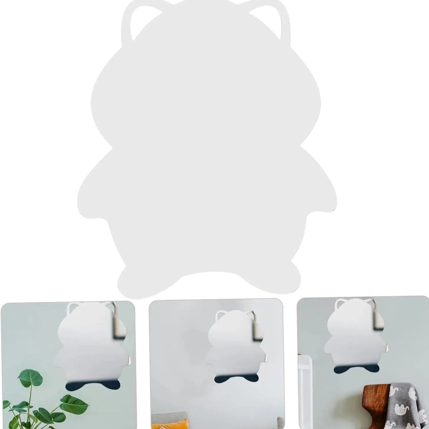 Living Room Self-Adhesive Acrylic Wall Mirror | Frameless Decorative Vanity Mirror Scrollcart Qatar  Scrollcart Qatar