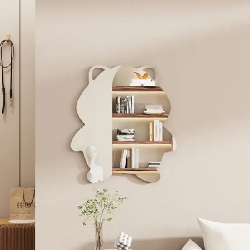 Living Room Self-Adhesive Acrylic Wall Mirror | Frameless Decorative Vanity Mirror Scrollcart Qatar  Scrollcart Qatar