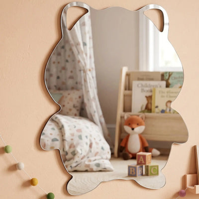 Living Room Self-Adhesive Acrylic Wall Mirror | Frameless Decorative Vanity Mirror Scrollcart Qatar  Scrollcart Qatar