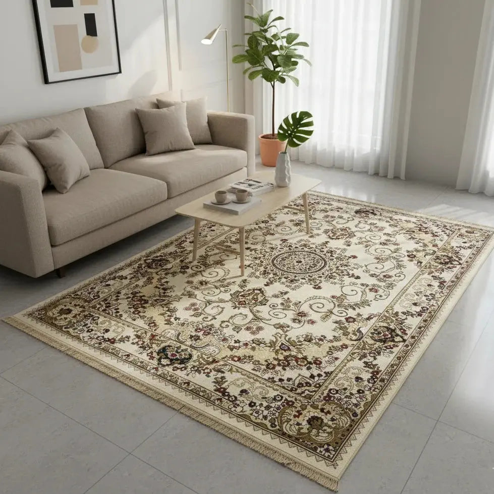 Luxury Classic Persian Style Area Rug & Floor Mat for Living Room & Home – Premium Carpet doha qatar