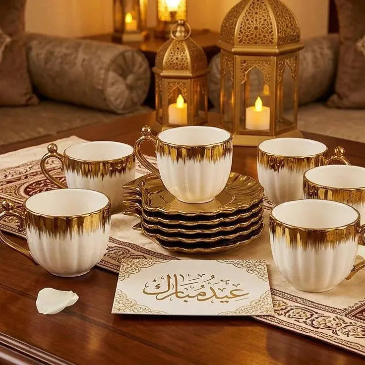 Luxury Coffee Cup Set with Saucer - Elegant Tea Set Homemart trading 