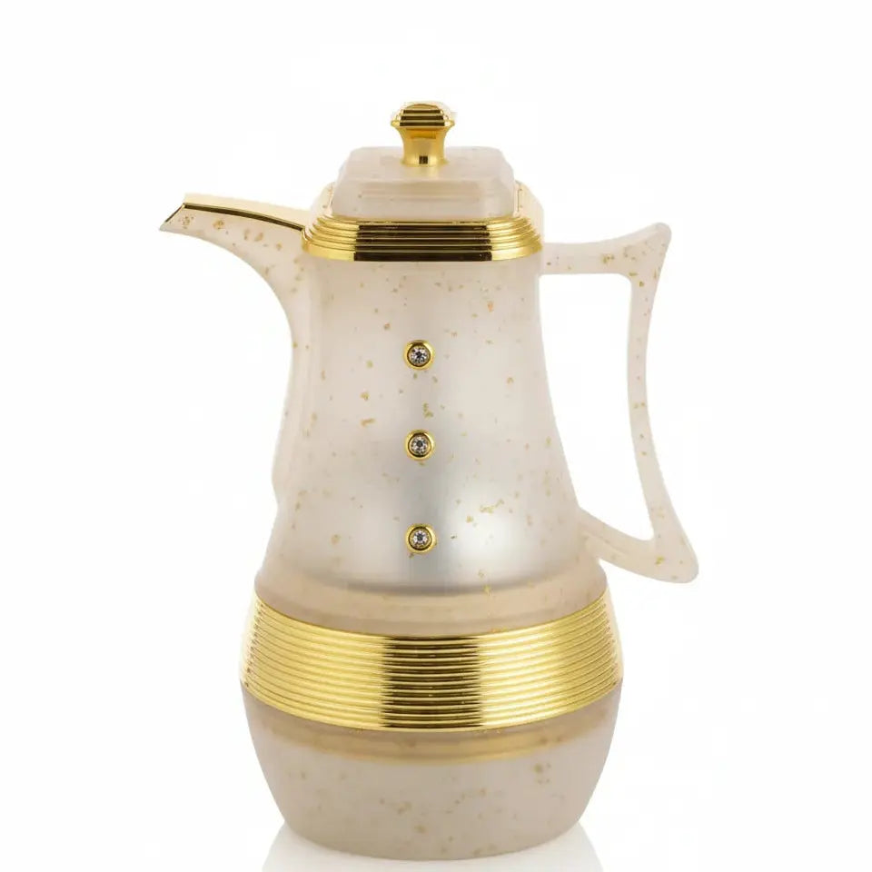 Luxury Vacuum Jug 1.0L – Marble & Gold Design Doha Qatar