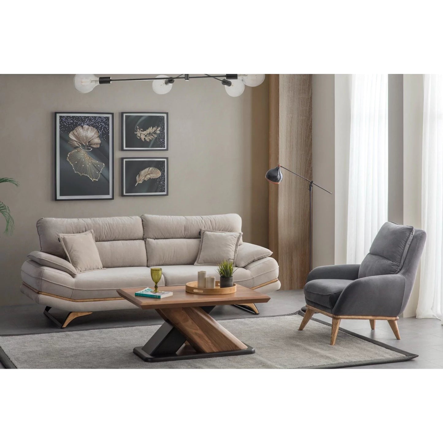 Luxury Sofa Set | WAGUE full set