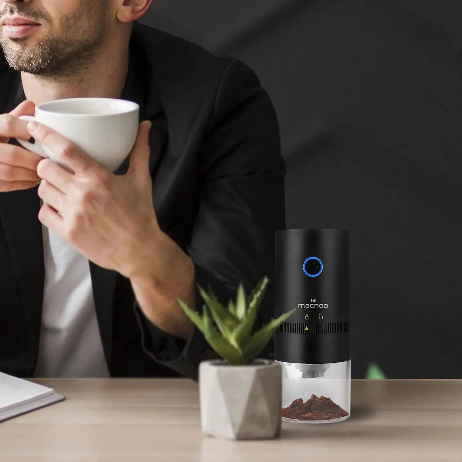 MACNOA Portable Coffee Burr Grinder Price Doha Qatar