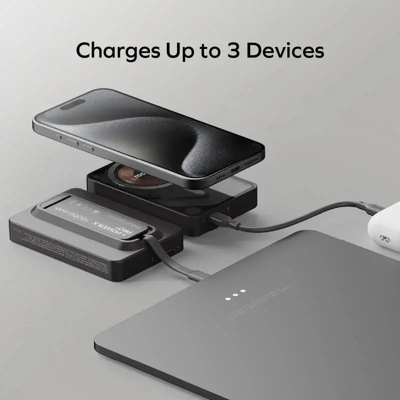 MOMAX 1-Power X Pro+ Magnetic Wireless Power Bank 10000mAh Scrollcart Qatar 