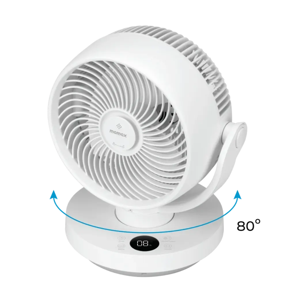 MOMAX Airoma 3D Air Circulation Diffuser Fan Scrollcart Qatar 