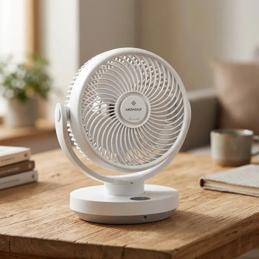MOMAX Airoma 3D Air Circulation Diffuser Fan Scrollcart Qatar 