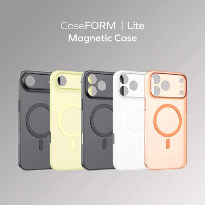 MOMAX CaseForm Lite Magnetic Case iPhone17 Pro Max (Transparent Black) Scrollcart Qatar 