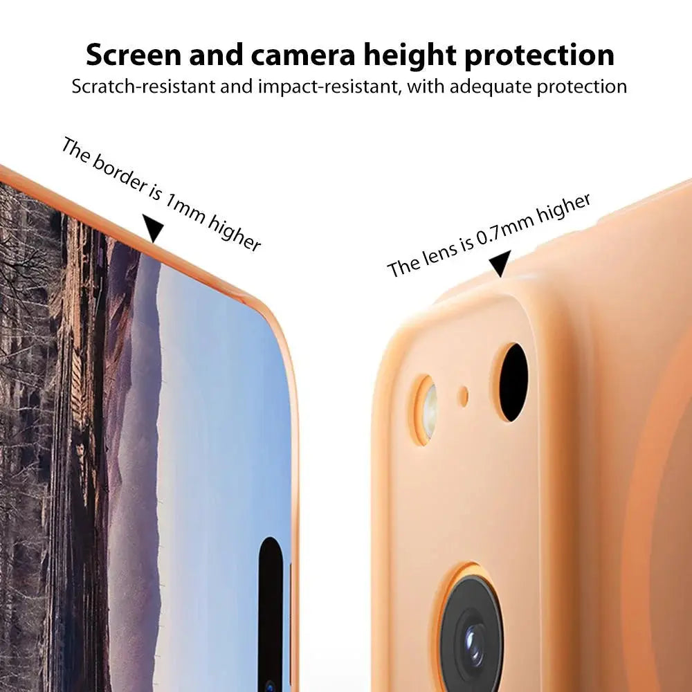 MOMAX CaseForm Lite Magnetic Case iPhone17 Pro Max (Transparent Orange) Scrollcart Qatar 