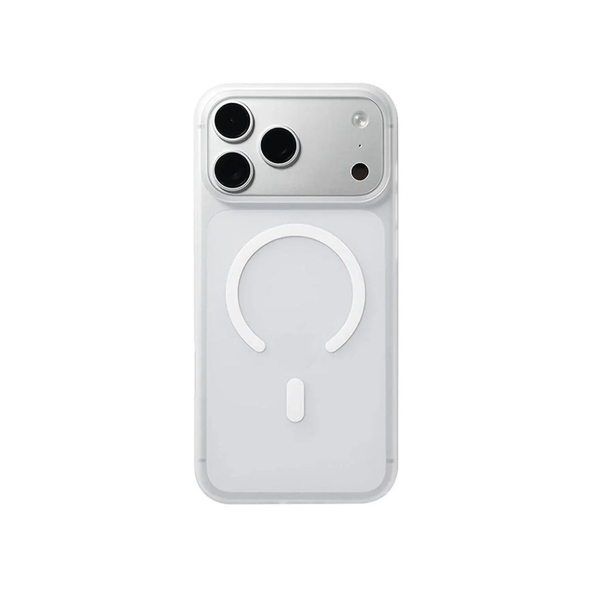 MOMAX CaseForm Lite Magnetic Case iPhone17 Pro Max (Transparent White) Scrollcart Qatar 