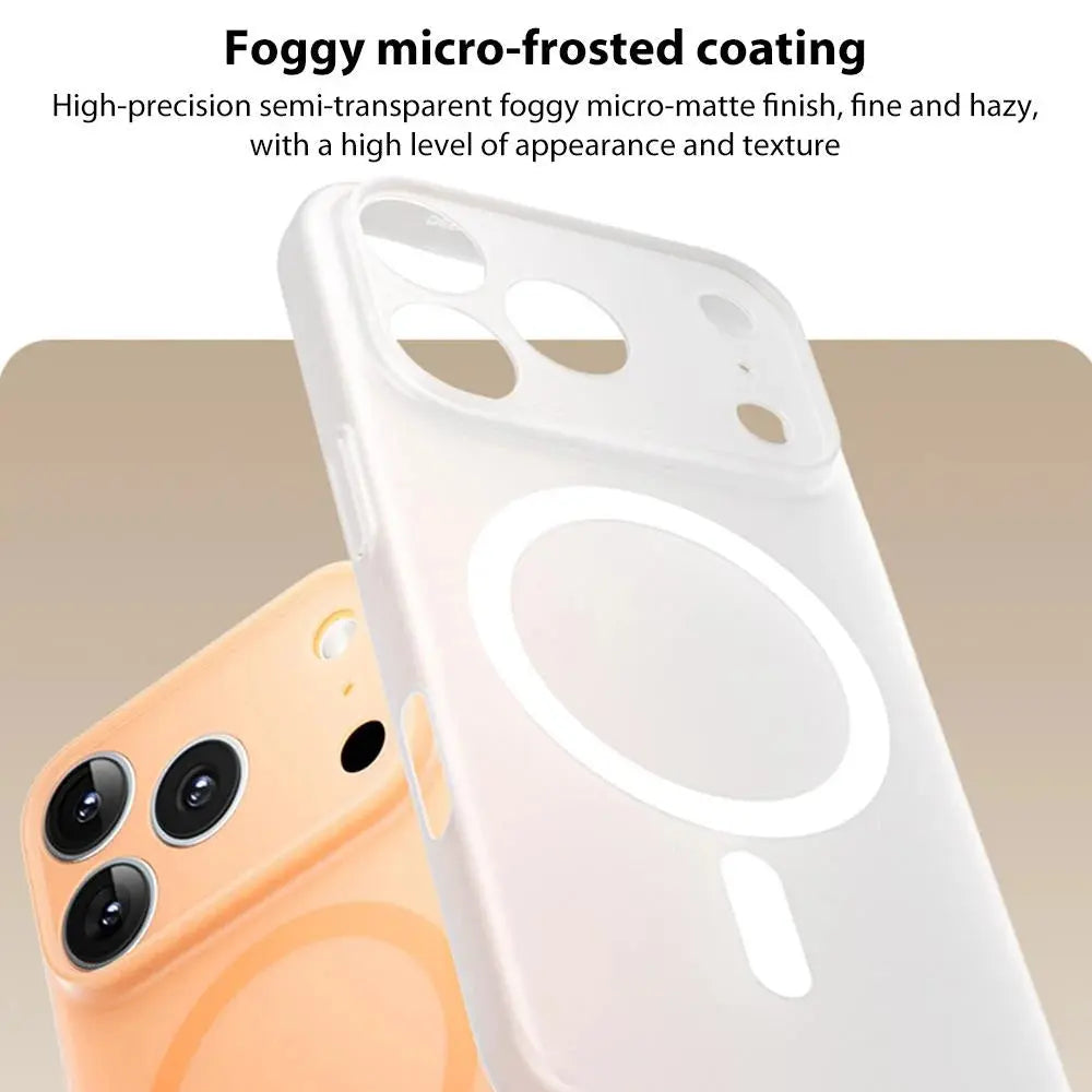 MOMAX CaseForm Lite Magnetic Case iPhone17 Pro Max (Transparent White) Scrollcart Qatar 