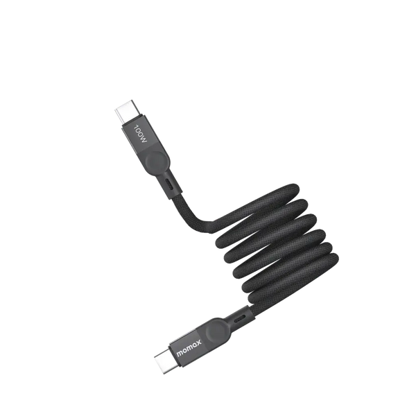 MOMAX Elite Mag Link 100W USB-C to USB-C magnetic fast charging cable 2m Doha Qatar