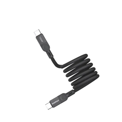 MOMAX Elite Mag Link 100W USB-C to USB-C magnetic fast charging cable 2m Doha Qatar