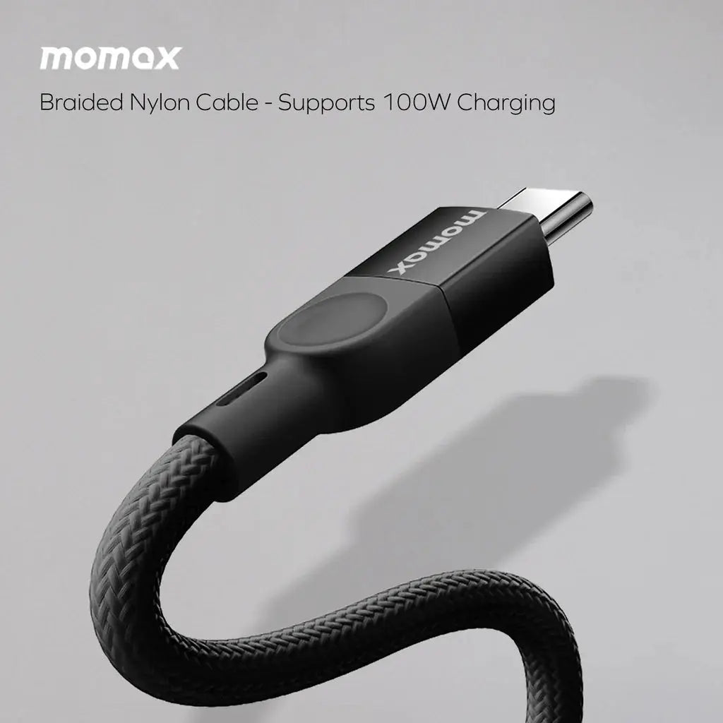 MOMAX Elite Mag Link 100W USB-C to USB-C magnetic fast charging cable 2m Doha Qatar