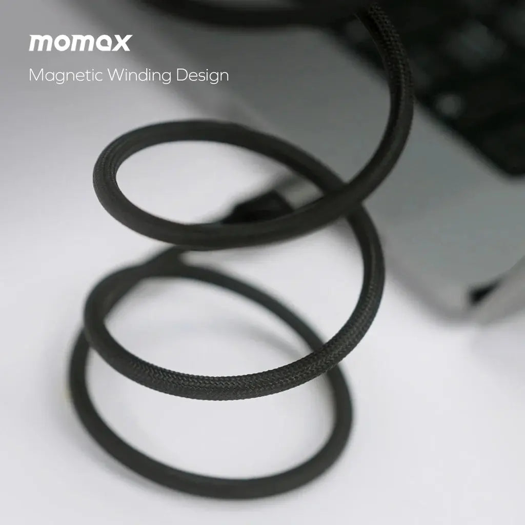 MOMAX Mag Link 66W USB-A to USB-C magnetic fast charging cable 1m in Doha Qatar