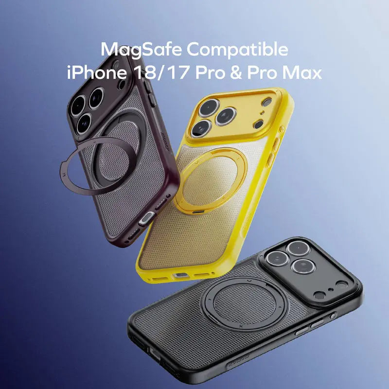 MOMAX Sōma Crystal Magnetic Case for iPhone 18 Pro & Pro Max Scrollcart Qatar 