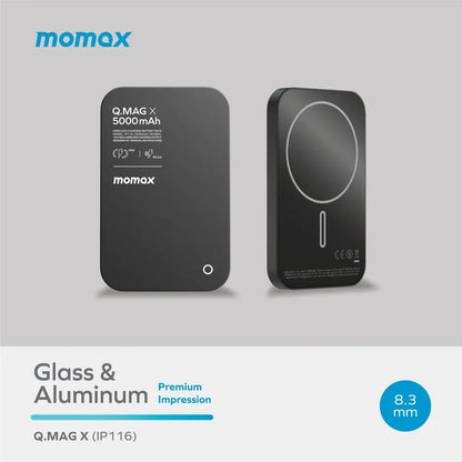 MOMAX Q.MAG X 5000mAh 15W Wireless Power Bank Qatar!