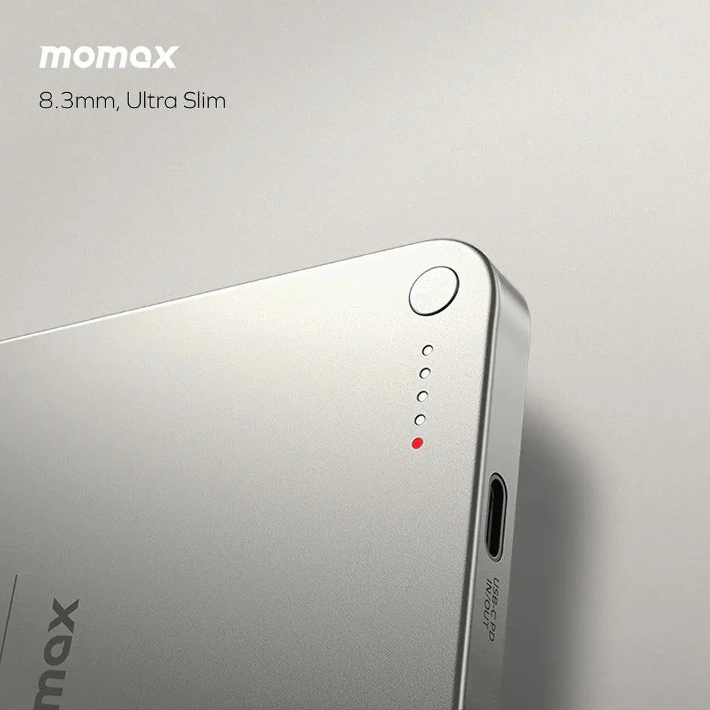 Buy MOMAX Wireless Power Bank 5000mAh Qatar | Fast Charging & Magsafe
