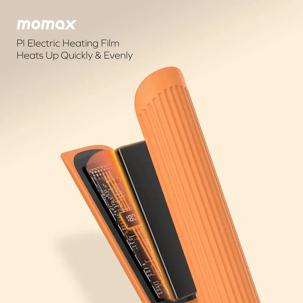 MOMAX 1-CARE Styler Cordless Mini Hair Straightener