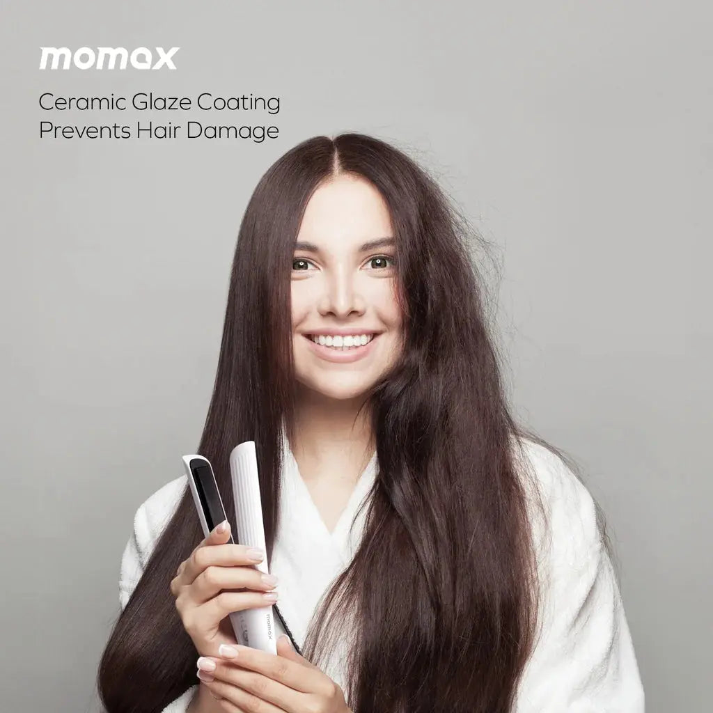MOMAX 1-CARE Styler Cordless Mini Hair Straightener 