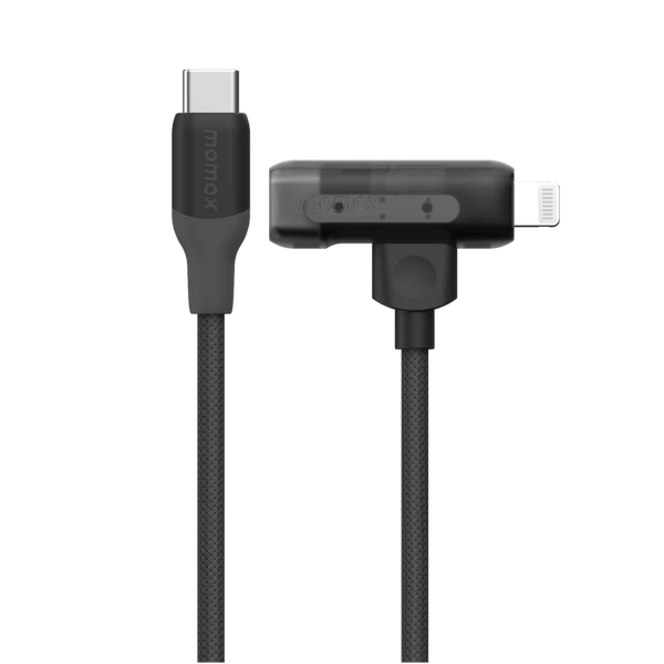 MOMAX 1-LINK FLOW DUO 2IN1 USB-C TO USB-C+LIGHTNING CABLE 1.5M