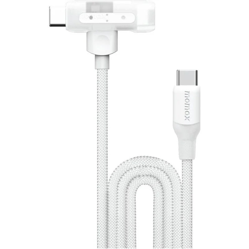 MOMAX 1-LINK FLOW DUO 2IN1 USB-C TO USB-C+LIGHTNING CABLE 1.5M
