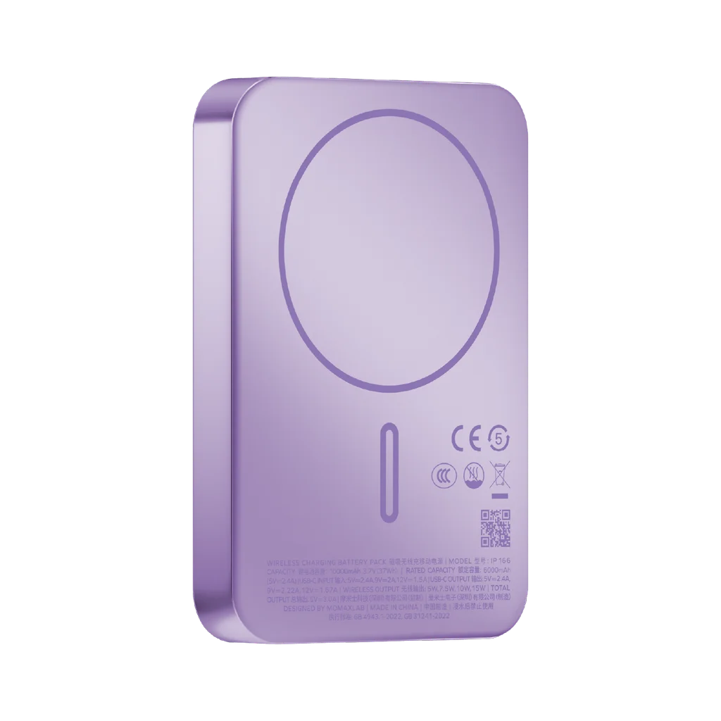 MOMAX 1-POWER PASS 10000mAh Magnetic Wireless Battery Pack 
