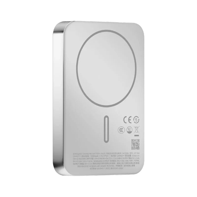 MOMAX 1-POWER PASS 10000mAh Magnetic Wireless Battery Pack 