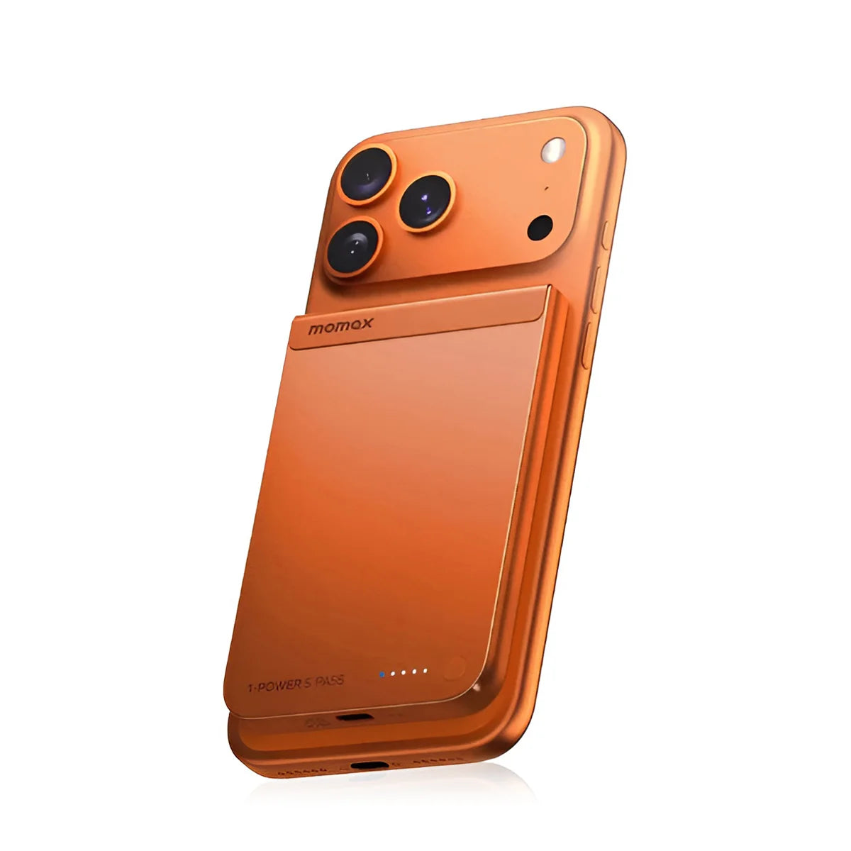 MOMAX 1-POWER S.Pass 5000mAh Qi2 Magnetic Wireless Power Bank
