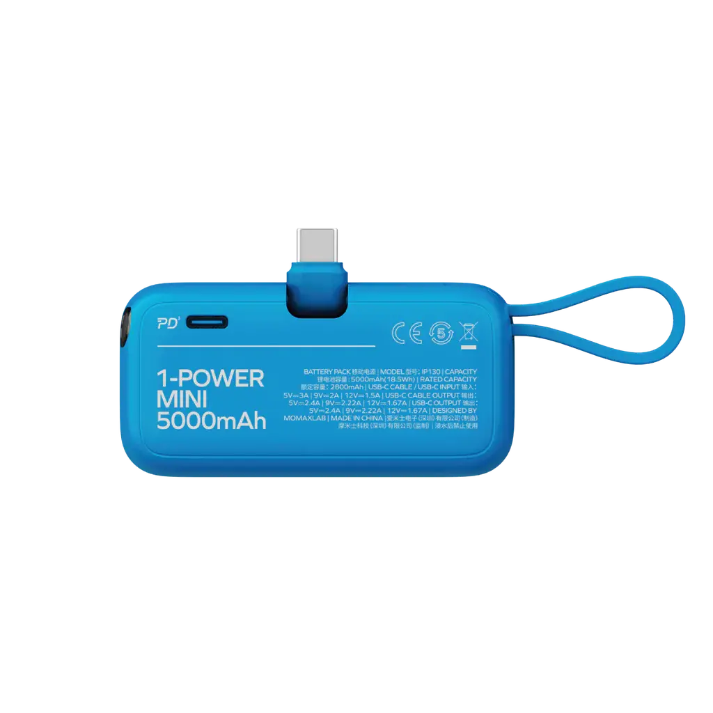 MOMAX 1-Power Mini 5000mAh 3-in-1 Power Bank Qatar