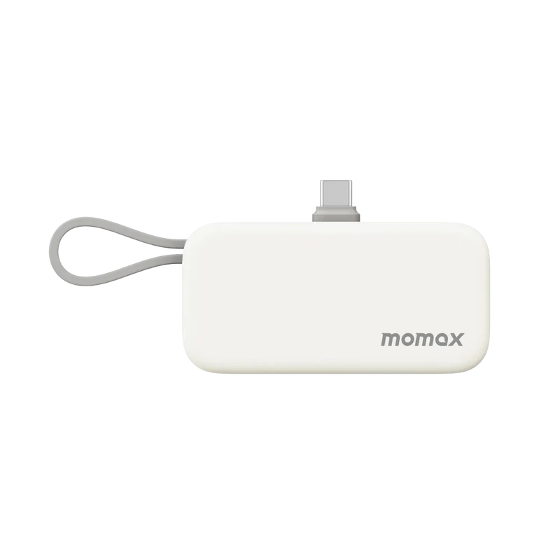 MOMAX 1-Power Mini 5000mAh 3-in-1 Power Bank With Lightning Plug