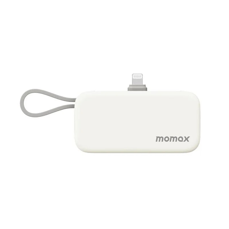 MOMAX 1-Power Mini 5000mAh 3-in-1 Power Bank With Lightning Plug