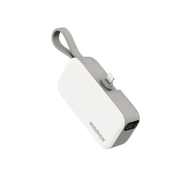 MOMAX 1-Power Mini 5000mAh 3-in-1 Power Bank With Lightning Plug