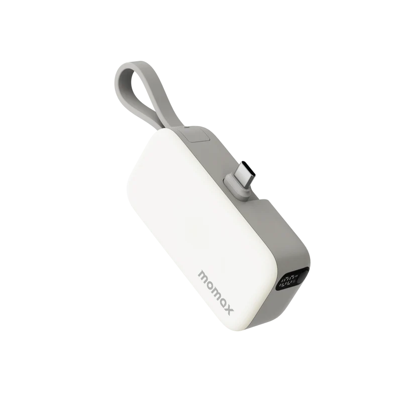 MOMAX 1-Power Mini 5000mAh 3-in-1 Power Bank With Lightning Plug