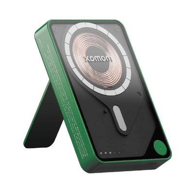 MOMAX 1-Power X Pro+10000mAh Magnetic Wireless Power Bank With Stand And Built -In USB C Cable